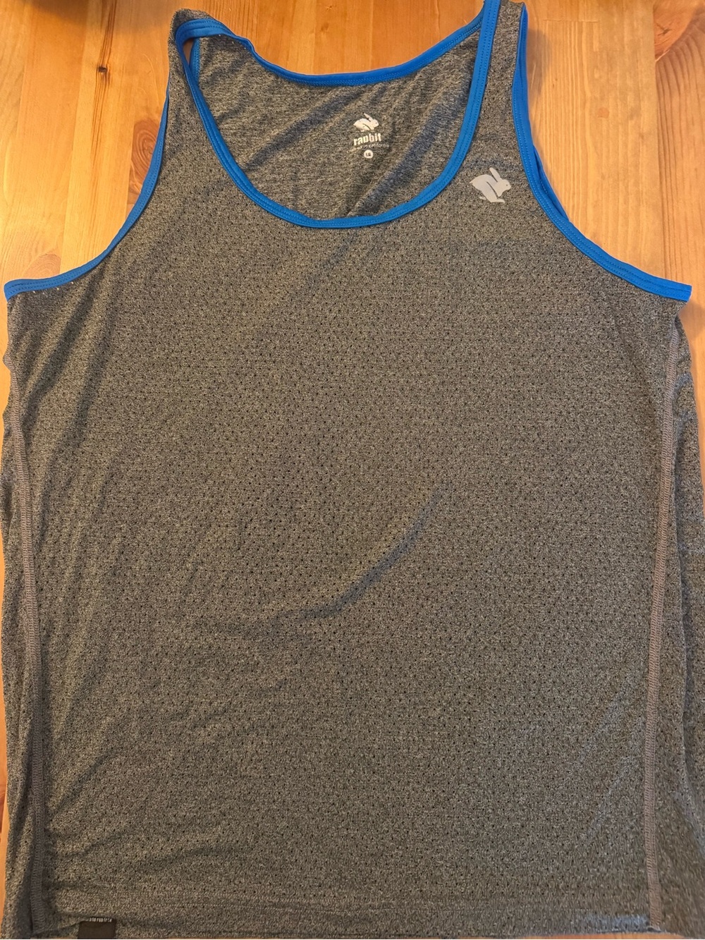 rabbit Men's Welcome to the Gun Show Performance Running Singlet Tank - Grey